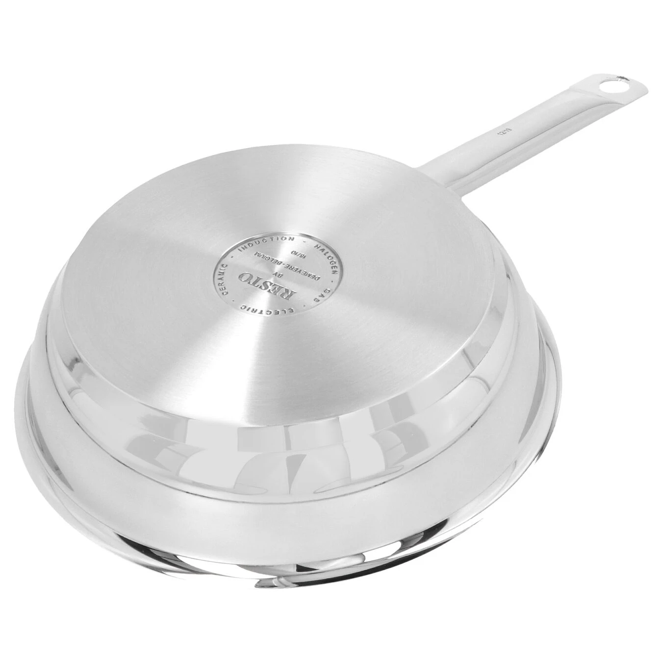 Demeyere Bratpfanne 20 Cm, 18/10 Edelstahl, Silber-Schwarz 4 Demeyere Bratpfanne 20 Cm, 18/10 Edelstahl, Silber-Schwarz - Image 2