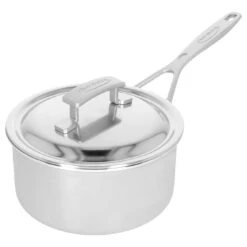 Demeyere Stieltopf Mit Deckel 18 Cm, 18/10 Edelstahl, Silber 11 Demeyere Stieltopf Mit Deckel 18 Cm, 18/10 Edelstahl, Silber -Demeyere Verkauf 000024366