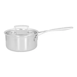 Demeyere Stieltopf Mit Deckel 16 Cm, 18/10 Edelstahl, Silber